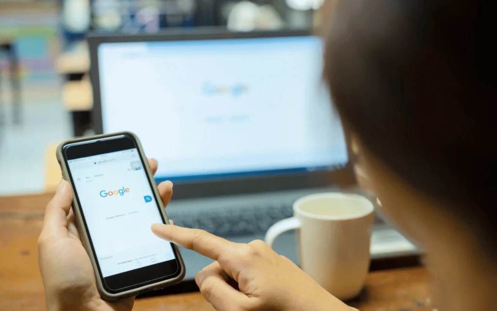 Recherche sur Google